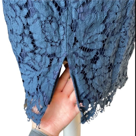 ASTR The Label Lattice Inset Lace spaghetti strap boho party event dress - Picture 15 of 16